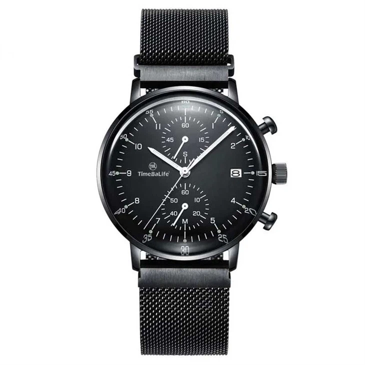 Luxury Brand Silver Steel Quartz Watch