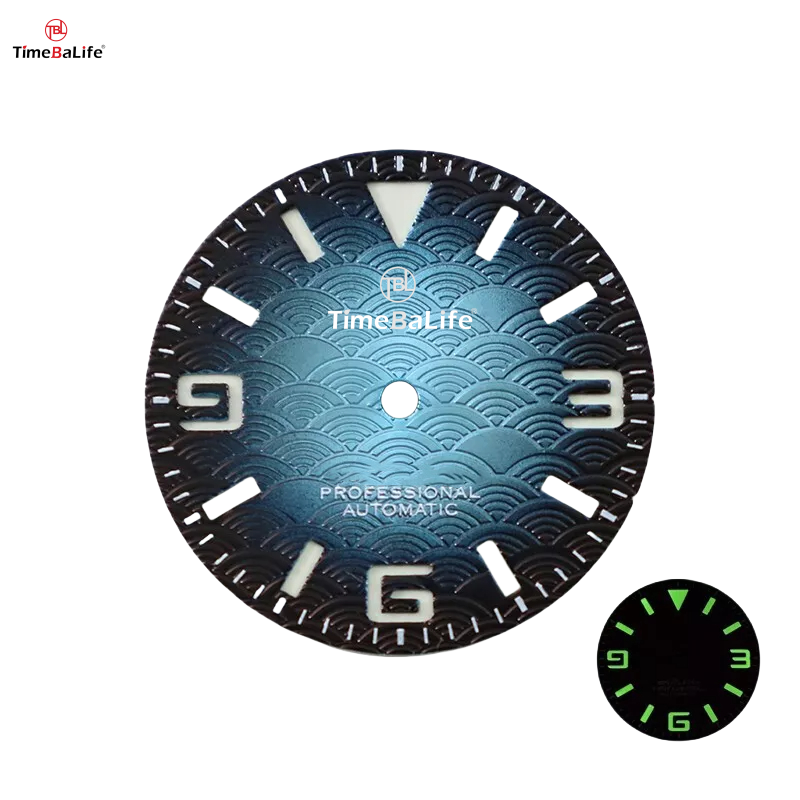 Custom High-Quality Wave Pattern Oil Pressure Dial