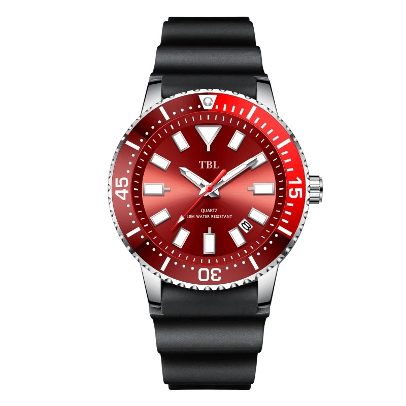 Custom Waterproof Silicone Quartz Watches
