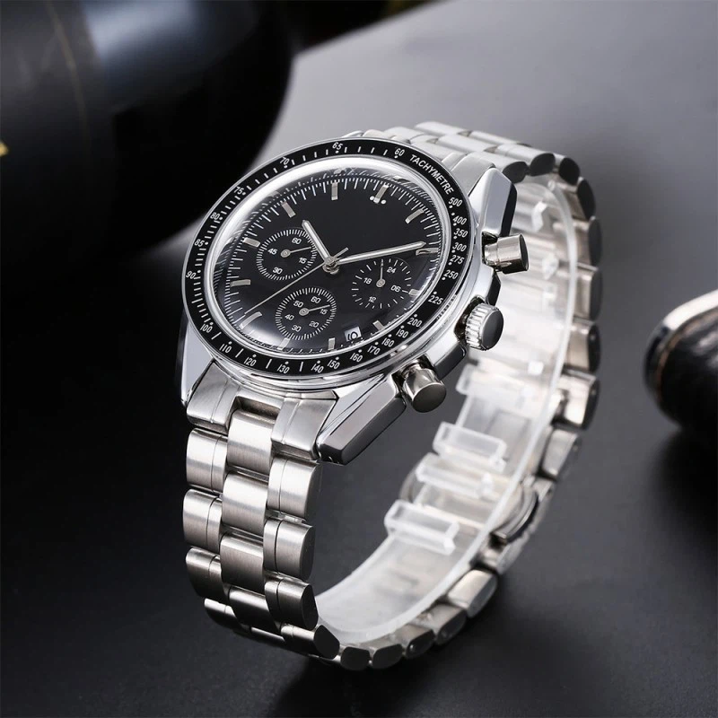 OEM High-end Three-eye Chronograph Men's Quartz Watch