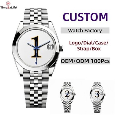 36 mm okrugli minimalistički arapski brojevi Seiko Quartz Watches Custom Watch Factory