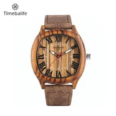 Square Men Wood Watch