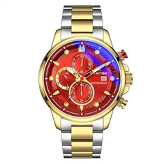 Customized New Brand Men's Watch Multifunctional Quartz Fashion Watch